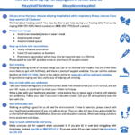top tips on stay healthy this winter if you have a lung condition poster